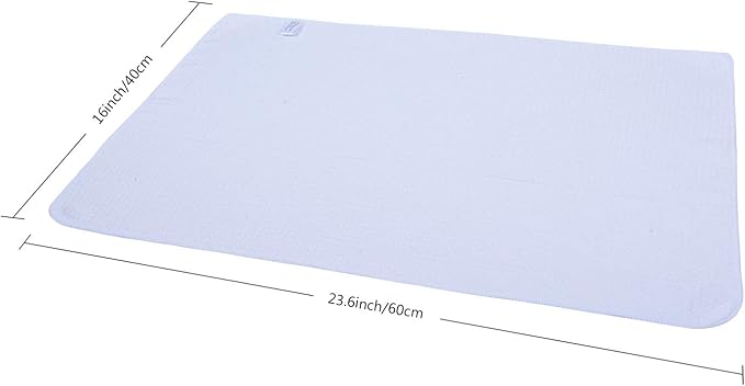 VIVOTE Microfiber Kitchen Towels DIY Sublimation Blank White Tea Towel Waffle Weave Dish Towels Super Absorbent Soft Fast Drying Dish Cloths Reusable Cleaning Cloths 4Pack White 16 Inch X 24 Inch