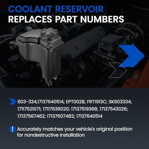 603-334 Engine Coolant Reservoir Tank for BMW 3 Series/Z4/X1