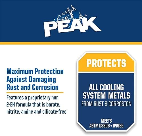 PEAK Global Lifetime Concentrate Antifreeze and Coolant for All Vehicles, 1 Gal.