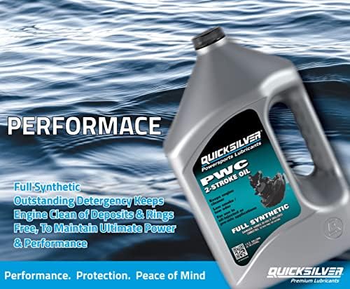 Quicksilver Full Synthetic 2-Stroke PWC Marine Engine Oil