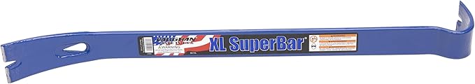 VAUGHAN Superbar, 21 Inch Pry Bar, Nail Puller, Made In The USA, B215L, VN45201