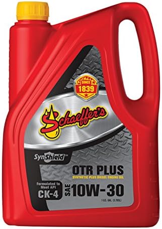 Schaeffer Manufacturing Co. 0711CK4-006S SynShield OTR Plus Diesel Engine Oil 10W-30, 1-Gallon Bottle