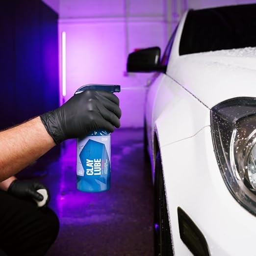 Gyeon ClayLube Ultra Slick Clay Lubricant for Ceramic Coating Prep – Slip Booster for Clay Mitt Bar Discs Enhances Paint Correction Gloss Hydrophobic Protection Surface Refinement
