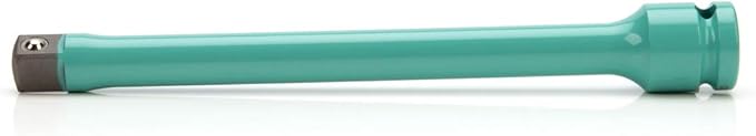 Steelman 1/2-Inch Drive 140 ft-lb Torque Extension for Impact Wrench, 8-inch Extension, Corrosion-Resistant Powder-Coated Steel, Aqua