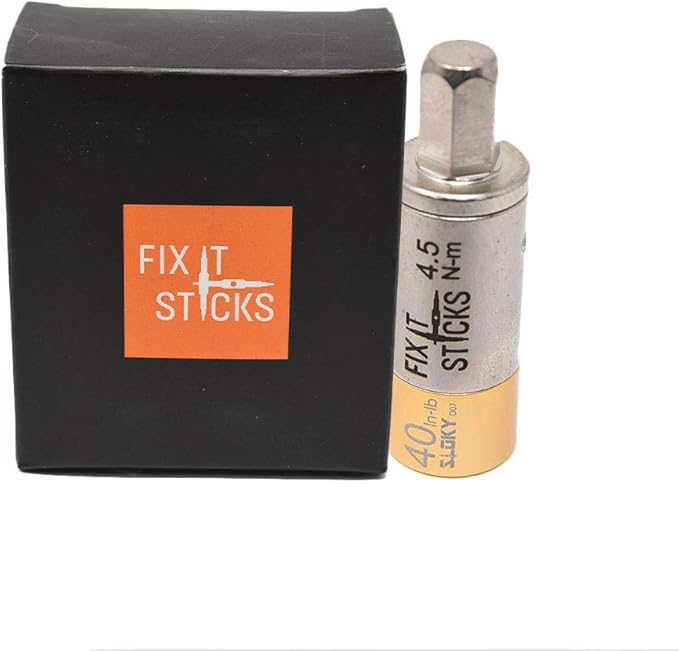 FIX IT STICKS Field Hunting Outdoors Gun Maintenance Adjustable Fits 1/4in Bit T-Way Wrench Small Torque Limiter, 40 in-lb