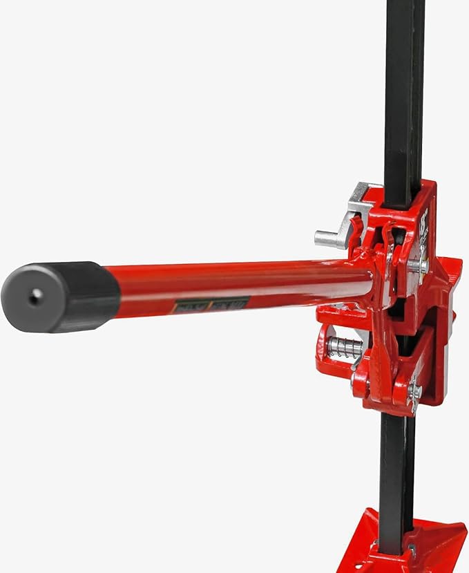 BIG RED TRA8335B Torin 33" Ratcheting Off Road Utility Farm Jack, 3 Ton (6,000 lb) Capacity, Red
