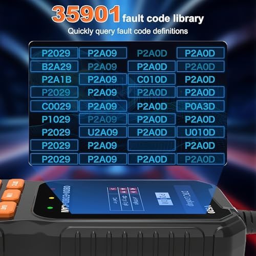 V520 OBD2 Diagnostic Scanner Tool - Quickly Engine Check Light Code Reader, Voltage Tester, I/M Readiness, Reset, and Code Eraser, Suitable for All OBD II Protocol Car & Truck Since 1996