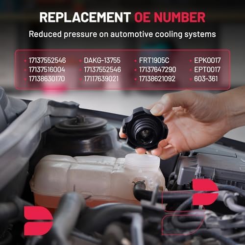 BDFHYK Coolant Reservoir Expansion Tank with Cap for BMW X5 2007-2019 X6 2008-2019, Front Pressurized Coolant Recovery Tank, 1.6 L at MAX Level, Replaces 603-361 17137552546 17117639021 17137647290