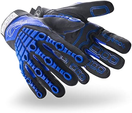 HexArmor Cut-Resistant Impact Protection Padded-Palm Work Gloves | Chrome Series® 4024 | Large