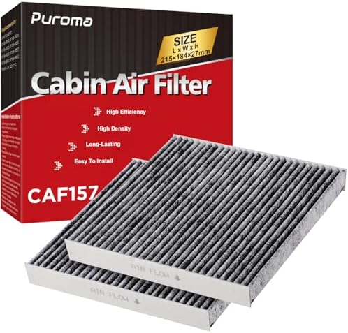 Puroma 2 Cabin Air Filter Activated Carbon for CP157 CF12157 Lexus Toyota