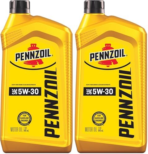 Pennzoil Synthetic Blend 5W-30 Motor Oil (1-Quart, SinglePack) (Pack of 2)