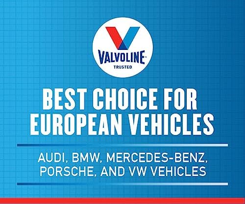Valvoline European Vehicle Full Synthetic SAE 0W-40 Motor Oil 1 QT (Pack of 2)