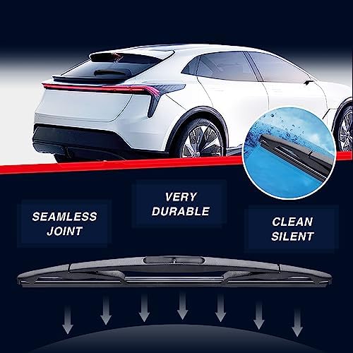 12" Rear Wiper Blade Replacement for Ford Escape 2012-2008 Flex 2019-2009 Jeep Wrangler 2017-2007 Chevy Tahoe 2014-2007 Enclave 2017-2008 Yukon/Escalade 14-07 Back Windshield Wiper Blade 12-E