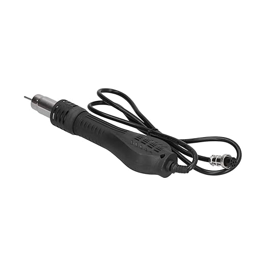 Hot Air Gun Handle, Mini Heat Gun Handle for Soldering Desoldering8-Hole 4-Core Replacement Tool for Professional Welding Repair