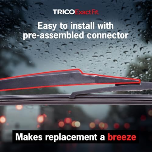 TRICO Exact Fit 13 Inch Rear Wiper Blade Fits Select BMW, Volkswagen, And Volvo Model Years, Part number 13-G