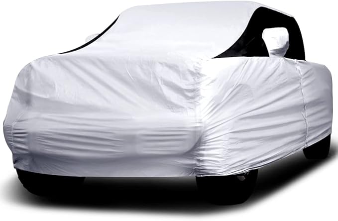Titan Premium Multi-Layer PEVA Car Cover for Gladiator Pick-up Trucks 218". Waterproof, UV Protection, Anti-Scratch Protective Lining, Driver-Side Zippered Opening. Fits Gladiator Pickup Trucks.