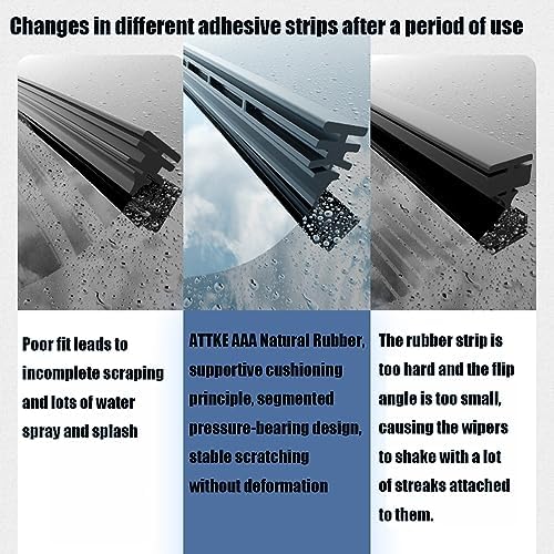 2 Wipers 26" + 18" Front Windscreen Wiper Blades for BMW 7 Series 2011-2017/528i 2011-2014/M5 2010-2014 OE Original Quality (set of 2)