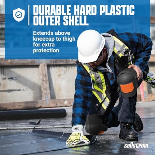Sellstrom KneePro Professional Construction Kneepads for Work - Men & Women