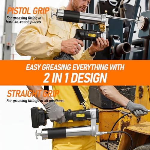 Cordless Grease Gun Compatible with DeWalt 20V MAX Battery(No Battery)