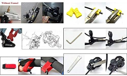 Bicycle Brake Bleed Kit for Shimano TEKTRO MAGURA Zoom Bike Mineral Oil Hydraulic Disc Professional Tool Set