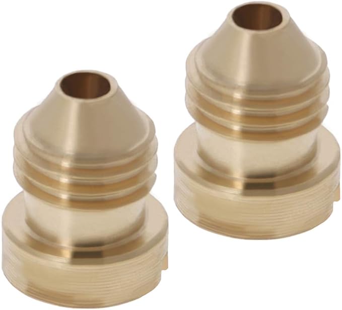 MroMax 2Pcs 1.1mm Foam Orifice Nozzle Tip, Brass Universal Thread Tips for Snow Foam Lance