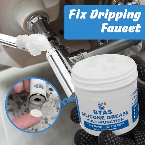 BTAS Plumbers Grease for Pool Squipment Maintenance O Rings Food Grade 5oz
