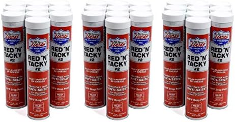 Lucas Oil 10005-30 Red-N-Tacky Grease - 14 oz. Tube, (Case of 30)