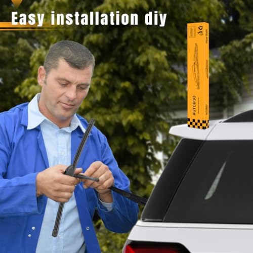 AUTOBOO 12" Rear Wiper Blade Replacement for Kia Niro Jaguar F-Pace