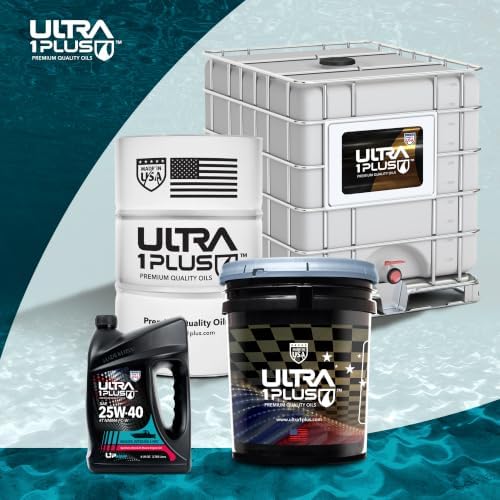 SAE 25W-40 Marine Engine Oil 4-Stroke Synthetic Blend Outboard 4 Gallons