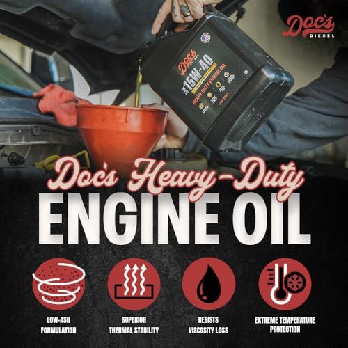 Doc's Diesel 15W-40 Full Synthetic Heavy Duty Oil, CK-4 High Heat, 3 Gal