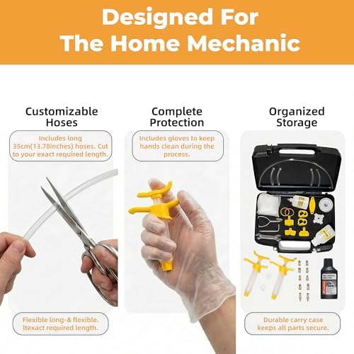 Hydraulic Brake Bleed Kit for Shimano & Magura, Mineral Oil 150 mL