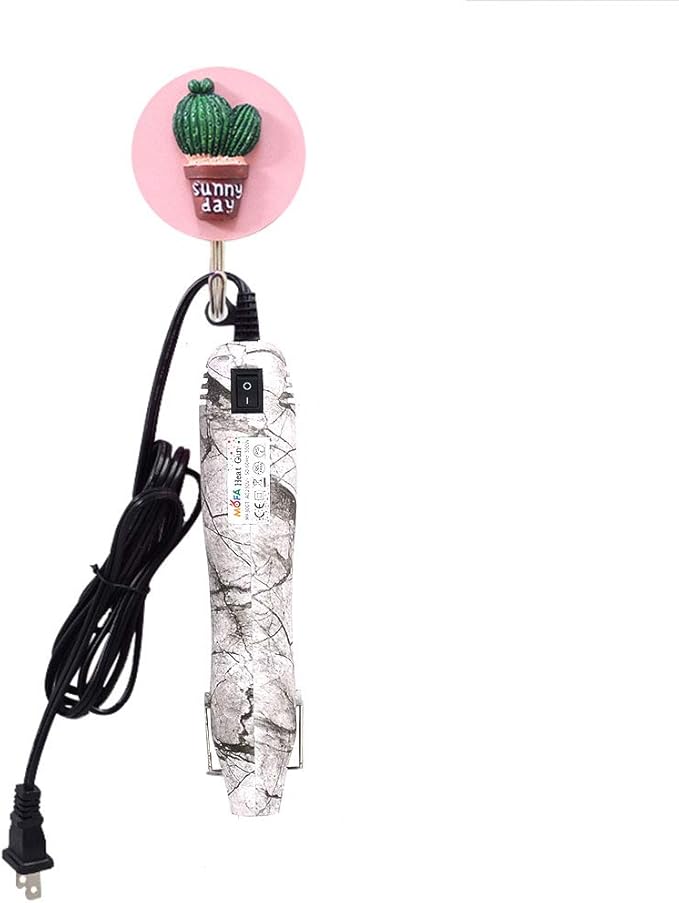 mofa Resin Heat gun,6.6ft Cable 300W Heat Gun for Crafts,Acrylic Paint Dryer Multi-Purpose Electric Heating Nozzle (Marble)