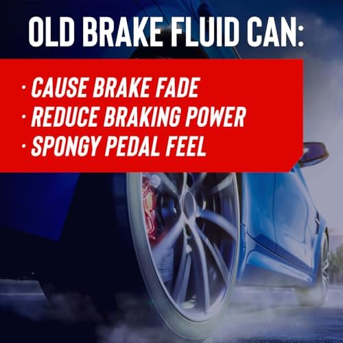 STP Synthetic DOT 4 Brake Fluid, 12 oz, For ABS Disc Drum Systems