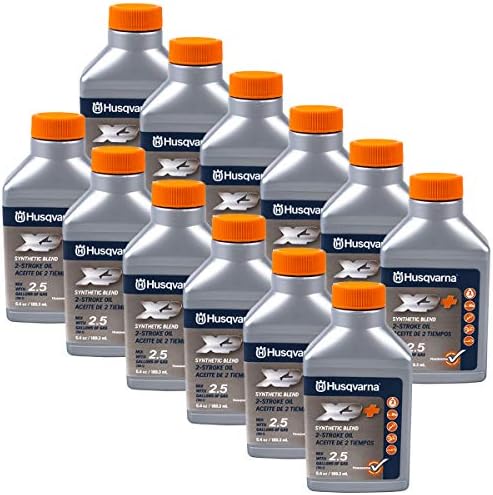 Husqvarna 12PK Genuine OEM XP 2-Cycle Oil 2.5 Gallon Mix 6.4oz 593152303