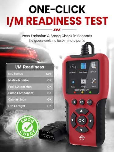 Safescan OBD2 Scanner Enhanced Universal, Car Diagnostic Tool(Red)