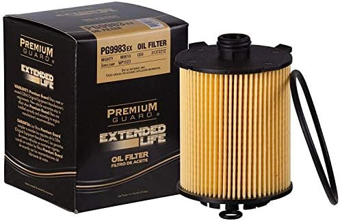 PG9983EX Extended Life Oil Filter up to 10,000 Miles | Fits 2016-20 XC90, 2015-20 XC60, S60, V60, 2019-20 XC40, 2017-20 S90, V60 Cross Country, V90 Cross Country, 2015-16 XC70 (Pack of 6)