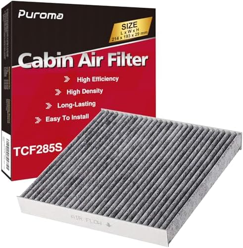 Puroma 1 Cabin Air Filter Activated Carbon for CP285 CF10285 Toyota Lexus