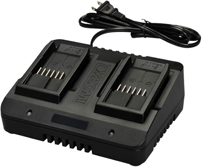 Worx WA3770 20V Li-ion Dual Port 2 Hour Charger
