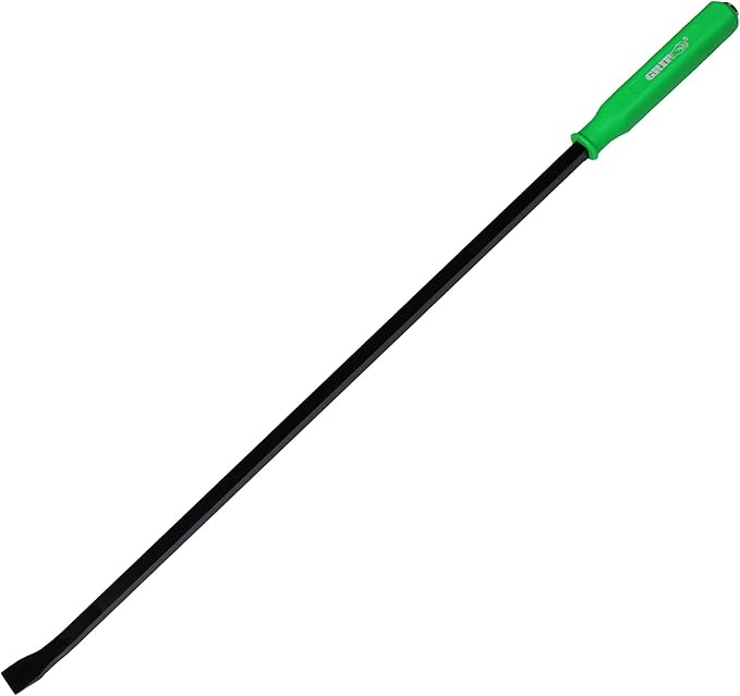 Grip 48" Heavy Duty Striking Jumbo Pry Bar - Striking Cap - Mechanic's Handle - Positioning, Aligning, Prying - Chrome Vanadium Steel