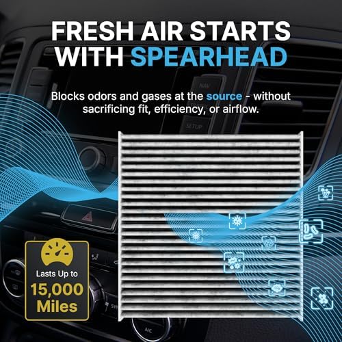 Spearhead Odor Defense Breathe Easy AC & Heater Cabin Air Filter (BE-549)