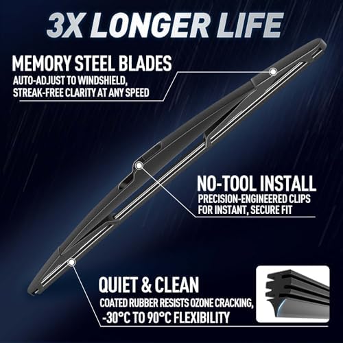 Rear Wipers for Ford Edge 2007-2014/ Lincoln MKX 2007-2014