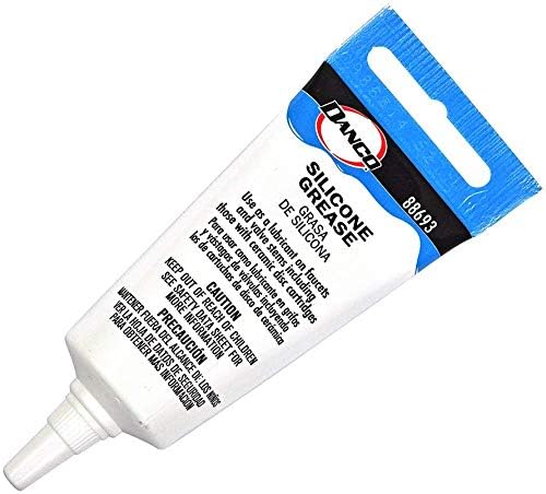 Danco Waterproof Silicone Faucet Grease | Silicone Sealant | Plumbers valve Grease for O-rings | 0.5 oz. | 2-Pack (88693)