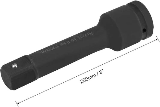 uxcell 1" Drive by 8" Impact Extension Bar for Use with Air Impact Wrenches, Breaker Bars, Ratchets, CR-MO Steel