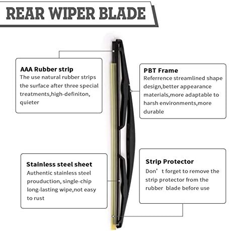Rear Wiper Arm & Blade Kit for Chevrolet Trailblazer/GMC Envoy 06-09