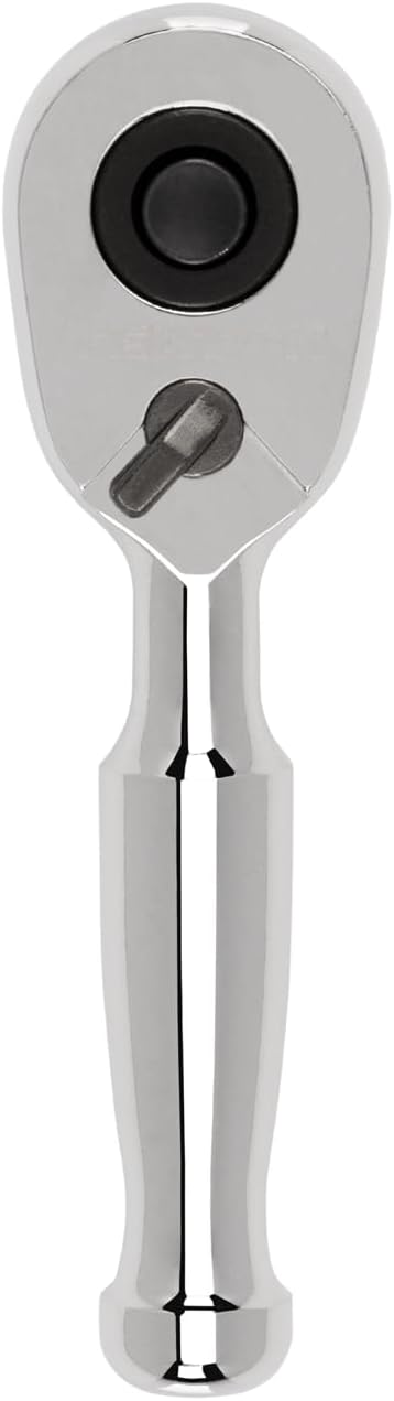 TEKTON 1/4 Inch Drive x 3 Inch Quick-Release Stubby Ratchet | SRH11003
