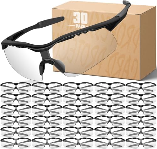 OXG Safety Glasses for Men Women, ANSI Z87 UV Protection Protective Eyewear