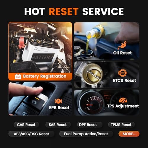 ANCEL BM700 PRO Fit for BMW Scanner - Battery Registration Tool, Code Reader for BMW/Mini/RR, Advanced OBD2 Scanner Auto V-I-N, Full System Diagnostic for BMW Scan Tool with All Reset Services (Red)