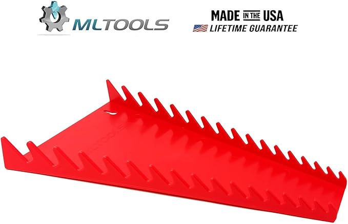 MLTOOLS 16-Tool Standard Wrench Organizer (Red x 1)