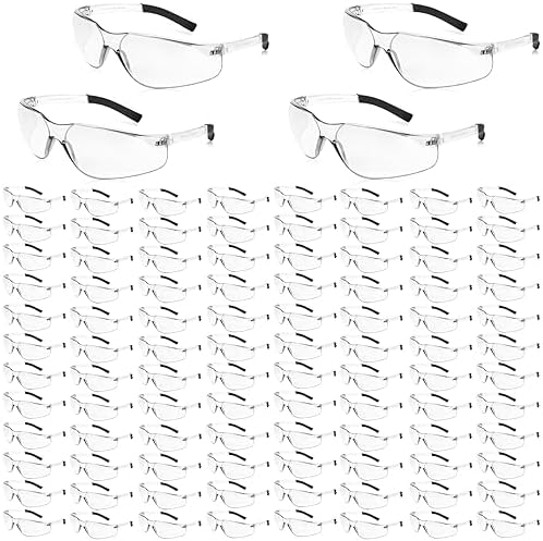 Salfboy Clear Safety Glasses Bulk, Ansi Z87.1 Protection Glasses
