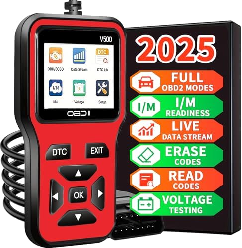 OBD2 Scanner Diagnostic Tool - Check Engine Light Code Scanner Tool with Reset, DTC, Data Stream, I/M Readiness, Car & Truck Scan Tool for All Vehicles Since 1996, escaner automotriz